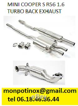 # Stainless Steel Exhaust With Or Without Valves Mini Cooper Mini One R50 R53 R56 F56