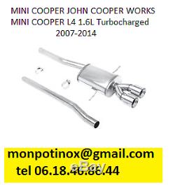 # Stainless Steel Exhaust With Or Without Valves Mini Cooper Mini One R50 R53 R56 F56