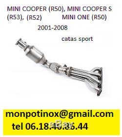 # Stainless Steel Exhaust With Or Without Valves Mini Cooper Mini One R50 R53 R56 F56