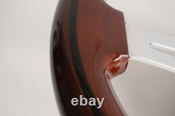 Steering Wheel Compatible with Mini Cooper Wood Chrome Wood S ONE R50 R52 R53 01-07