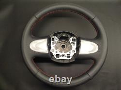 Steering Wheel Mini Cooper ONE R55 R56 R57 2 Spokes Red Stitching