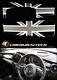 Translate This Title In English: Mk3 Mini Cooper / S/one / Jcw F55 F56 F57 Black Union Jack Table Panel Cover