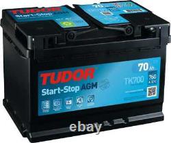 Tudor Start-stop Agm 70ah/760a Battery (tk700)