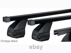 Universal Roof Bars for Mini One Cooper (F55) 3-Door 2014-2018 Black Menabo