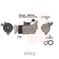 VAN WEZEL Air Conditioning Compressor for MINI Mini Cooper One