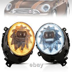 Vland Full Led Headlights For 2014-2017 2018 Bmw Mini Cooper F56 Drl With Animation