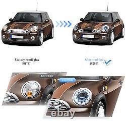 Vland Full Led Headlights For 2014-2017 2018 Bmw Mini Cooper F56 Drl With Animation