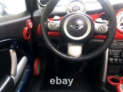 2001-2006 BMW Mini Cooper/S / One R50 R52 R53 Intérieur Rouge Cadran Bordure Kit