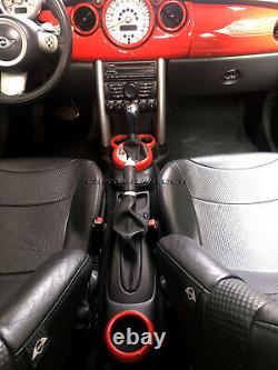 2001-2006 BMW Mini Cooper/S / One R50 R52 R53 Intérieur Rouge Cadran Bordure Kit