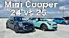 2024 Mini Cooper S Convertible Vs 2025 Mini Cooper S Two Door Hard Top