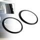 2pcs Headlight Trim Ring Pour Mini Cooper One R50 R52 R53 2001-2006 Ef03