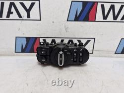 9301807 Interrupteur d'éclairage Mini One Cooper F56 F55 2017 #A0HY