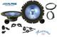 Alpine Sxe-17cs Set 4 Haut Parleur Mini Cooper One R50-r52-r53 E Cabrio Brkt Ant