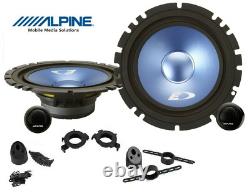 ALPINE SXE-17CS Set 4 Haut Parleur Mini Cooper One R50-R52-R53 E Cabrio Brkt Ant