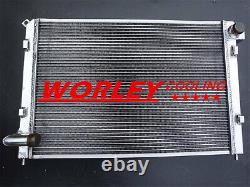 Alu Radiator + FAN For Mini One Cooper R50 R52 R53 1.4 1.6 A/C AC Petrol 2002-07