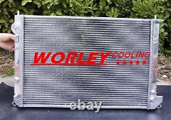 Alu Radiator + FAN For Mini One Cooper R50 R52 R53 1.4 1.6 A/C AC Petrol 2002-07
