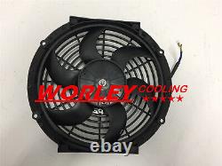 Alu Radiator + FAN For Mini One Cooper R50 R52 R53 1.4 1.6 A/C AC Petrol 2002-07