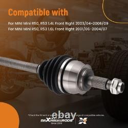 Arbre de Transmission Avant Droit for MINI Cooper One R50 R53 2001-2006 888mm