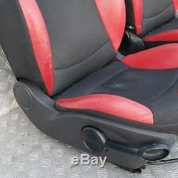 BMW MINI COOPER 1 R56 Sport demi cuir rouge intérieurs sièges avec airbag