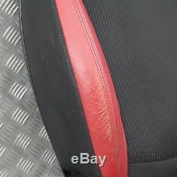 BMW Mini Cooper One 2 R56 Sports Demi Cuir Rouge Intérieur Siège avec Airbag