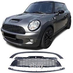 Calandre Kit 3-teilig Noir Mat pour Mini One Cooper Jcw R56 R57 R58 R59