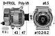 Era Générateur D'alternateur 105a 14v Pour Mini Cooper One 210895a