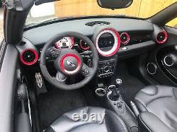 Habitacle Intérieur Rouge Kit S'Adapte pour Mini One COOPER S D R56 R55 Clubman