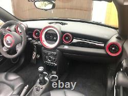 Habitacle Intérieur Rouge Kit S'Adapte pour Mini One COOPER S D R56 R55 Clubman