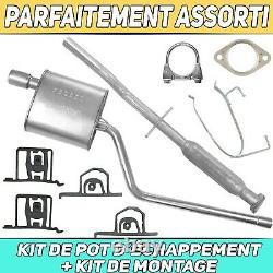 Kit pot déchappement Silencieux MINI Cooper One R50 R52 R53 1.6i Hayon Cabrio