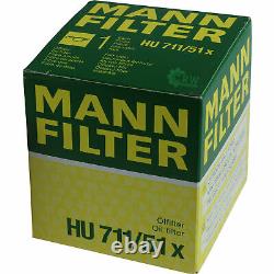 MANN-FILTER Inspection set Motul 6L 8100 X-clean+ 5W-30 pour Mini Cooper One