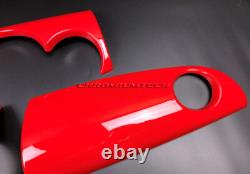MK1 Mini Cooper/S / One Jcw R50 R52 R53 Piment Rouge Tableau Housse Pour LHD