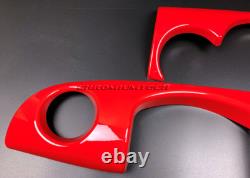 MK1 Mini Cooper/S / One Jcw R50 R52 R53 Piment Rouge Tableau Housse Pour LHD