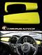 Mk3 Mini Cooper/s / One F55 F56 F57 Jaune Néon Tableau Panneau Housse Pour Lhd