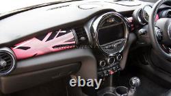 MK3 Mini Cooper/S / One F55 F56 F57 Rose Union Jack Tableau Panneau Housse LHD