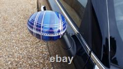 MK3 Mini Cooper / S/One / Jcw F55 F56 F57 Tartan Bleu Miroir Bouchon Rhd Modèle