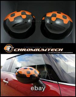 MK3 Mini Cooper / S/One / Jcw F55 F56 F57 Vif Orange Miroir Bouchon Pour Rhd