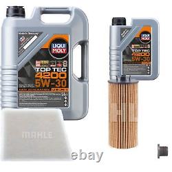 Mahle Inspection Set 6L Liqui Moly 5W-30 Top Tec 4200 pour Mini Cooper One