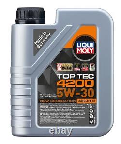 Mahle Inspection Set 6L Liqui Moly 5W-30 Top Tec 4200 pour Mini Cooper One