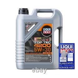 Mahle Inspection Set 6L Liqui Moly 5W-30 Top Tec 4200 pour Mini Cooper One