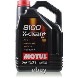 Mahle Inspection Set 7 L Motul 8100 X-Clean + 5W-30 pour Mini Cooper One