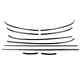Mini Cooper F56 Noir Brillant Métal Taille Bordure Garniture, 2014 + One Jcw S