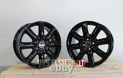 Mini Cooper ONE Clubman R17 4x100 4x17 pouces alliages 7j jantes noir brillant