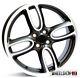 Mini Cooper One Clubman R17 4x100 4x17 Pouces Alliages 7j Noir Poli Jantes