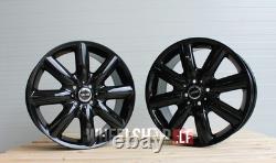 Mini Cooper ONE Clubman R17 4x100 4x 17 inch alloys 7j Noir brillant Jantes