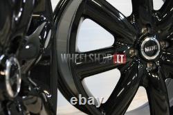 Mini Cooper ONE Clubman R17 4x100 4x 17 inch alloys 7j Noir brillant Jantes