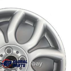 Mini Cooper One R50 R55 R56 R57 Jante Alliage Argent 17 7J Flame Spoke 97