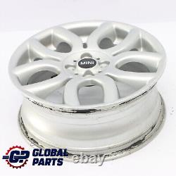 Mini Cooper One R50 R55 R56 R57 Jante Alliage Argent 17 7J Flame Spoke 97