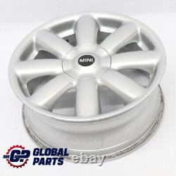 Mini Cooper One R50 R56 R57 Jante Alliage argentée 17 7J Rayons Couronne 104
