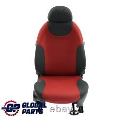Mini Cooper One R50 Siège Avant Droit En Tissu Molette Tartan Rouge