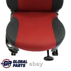Mini Cooper One R50 Siège Avant Droit En Tissu Molette Tartan Rouge
